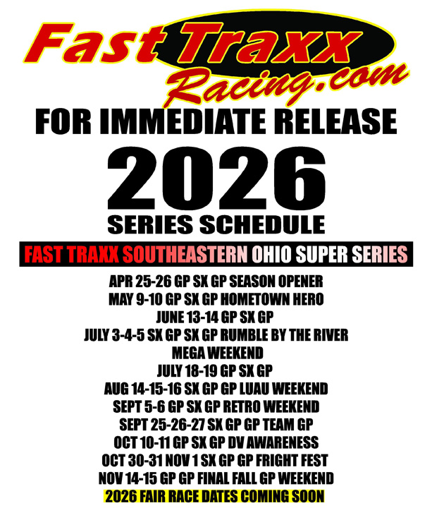 2026 Fast Traxx Race Dates